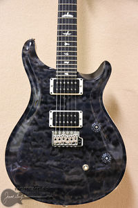 PRS CE24 Quilted Maple with Ebony Fretboard in Grey Black #4