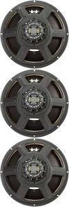 Celestion BN15-400X Green Label Bass Speaker - 15" 400-... (3-pack) Value Bundle
