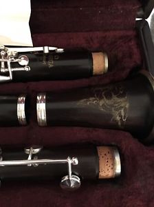 Selmer Omega wood Bb clarinet. New Pads Silver Keys. Shop Serviced New Case