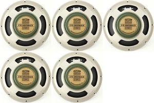 Celestion G10 Greenback 10" 30-Watt Replacement Guitar ... (5-pack) Value Bundle