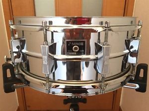 Very Rare! SONOR D-505 Vintage Steel Shell Snare Drum 14"x5.75"