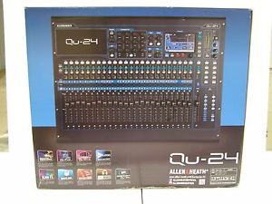 Allen & Heath QU-24C 30-In/24-Out Digital Mixer New Chrome Edition QU-24