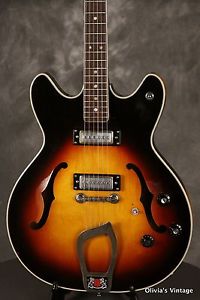 original 1960's HAGSTROM VIKING hollow body SUNBURST made in SWEDEN!!!