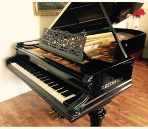 C. Bechstein Grand Piano Black Polish From 1888 2.7 M Fully Tuned And Restored