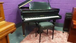 Reconditioned,Black,"Eavestaff" Baby Grand Piano.PLAYING ON YOU TUBE.Can deliver