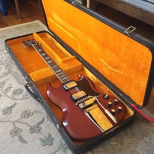 Vintage Gibson Late 1965 Early 66 SG Standard Electric Guitar With Hardcase