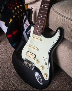 Fender 2014 USA Deluxe Plus Stratocaster Strat Black Excellent Condition