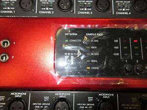 Rednet 4 * - 8 channel remote control Preamps Dante network 192k capable