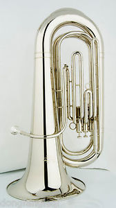 New Bb Easter TUBA Nickel silver color three pistons standard type