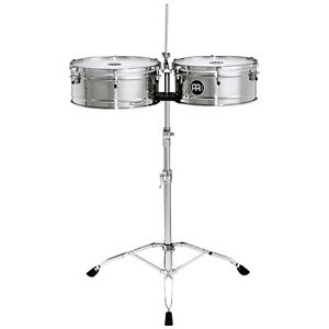 Meinl Luis Conte Signature Timbales, Stainless Steel