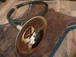 Parforce Horn  Kühnl & Hoyer mit Futteral Parforcehorn Jagdhorn Waldhorn Eb/B