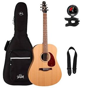 Seagull S6 Original with Seagull Embroidered Gig Bag and Snark Tuner