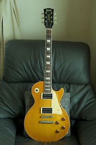 1990s Burny LP Rare  Vintage style  Slash Color  model Guitar Made in Japan.