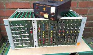 AUDIO AND DESIGN SCAMP RACK WITH 11 MODULES AND PATCHBAY UK MADE  HARD TO FIND