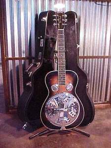 PAUL BEARD GOLD TONE SIGNATURE SERIES RESONATOR SLIDE DOBRO GUITAR Square  MINT!