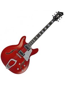 Hagstrom SUVIK-WCT Super Viking Flame Maple Electric Guitar Wild Cherry