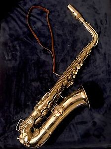 1920's CONN New Wonder Series II C Melody Saxophone Nickel-Plated Vintage