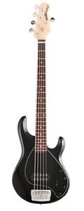Ernie Ball Music Man Stingray 5 String Bass, Black, Single Humbucker, Rosweood