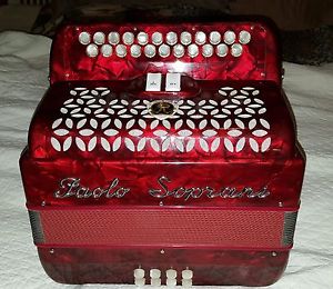 Paolo Soprani Elite I Irish Button Accordion B/C w McComisky Bass setup
