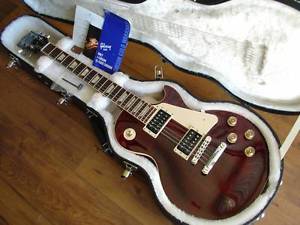 GIBSON LES PAUL SIGNATURE T PUSH PULL COIL TAPS WINE RED FLAMETOP 2013