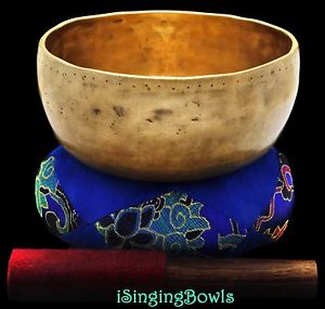 Antique Tibetan Singing Bowl: Void 7 1/8", circa 17th Century, A3 & E5. VIDEO