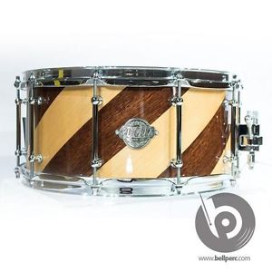 Evetts 14" x 6.5" Jarrah Ply Snare Drum  (Barber Pole Gloss)