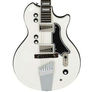 Supro Dual-Tone 1524EW Electric Guitar 2 Vistatone Pickup White