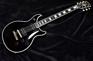 Free Shipping Used Gibson Custom Shop Electric Guitar TAK DC CUSTOM EBONY Black