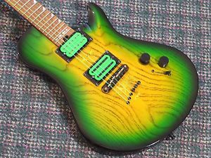 2008 Warrior Guitars 1-Off DM-40 Guitar! Green Burst! Custom Made! w/OHSC