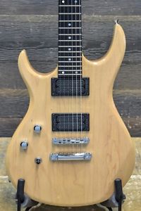1991 Carvin DC127 Clear Maple Neck-Through Left Electric Guitar w/ Case - #30191