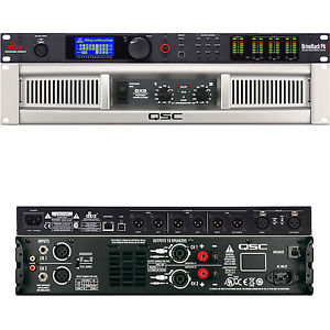 QSC GX5 Power Amplifier with dbx Driverack PA2 Digital Signal Processor DSP