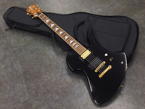 FERNANDES Electric Guitar MG-100X Black [Near Mint] X-Japan HIDE Signature Model