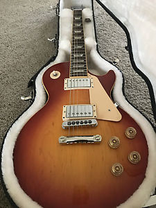 Gibson Les Paul Traditional CHERRY BURST Flame Top Electric Guitar 2009 USA