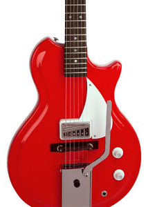 Supro Belmont Vibarato 1572VPR Electric Guitar Vistatone Pickup Trem Red