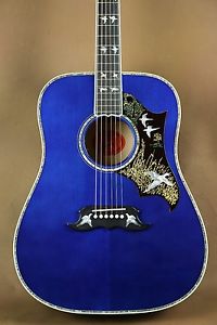 2016 Gibson Doves in Flight Viper Blue Custom Acoustic Guitar