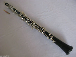 Musicians Concert Oboe ,Bb keys,Ebony body,silver plated
