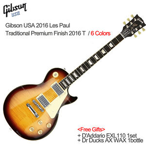 Gibson USA Les Paul Traditional Premium Finish 2016 T 6 Colors Free Shipping