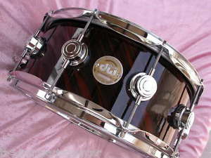 DW USA EXOTIC COLLECTORS SERIES TWISTED MACASSAR EBONY SNARE DRUM for SET #A115
