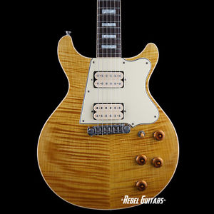 Rock N’ Roll Relics Guitars Thunders Custom with 4A Flametop in Lemon Drop