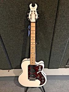 Legendary and Genuine NEW Burns of London - Steer Custom Cutaway Guitar - White