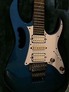 Ibanez JEM 7VSBL Sparkle Blue Guitar Steve Vai Excellent Condition