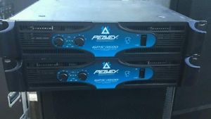 2 Peavy gps 3500 watts power amplifiers