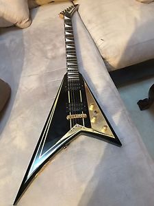 Jackson RANDY RHOADS MIJ Black & Gold Metallic Electric Guitar Made in Japan