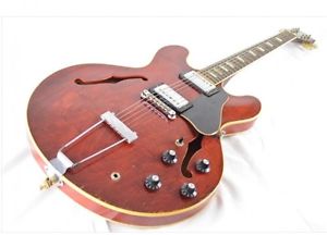 Gibson ES-335TDC 1970 Brown w/hard case F/S Guiter Bass From JAPAN #A2886