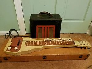1950s Vintage Gibson BR-9 Lapsteel Guitar and Amplifier Combo