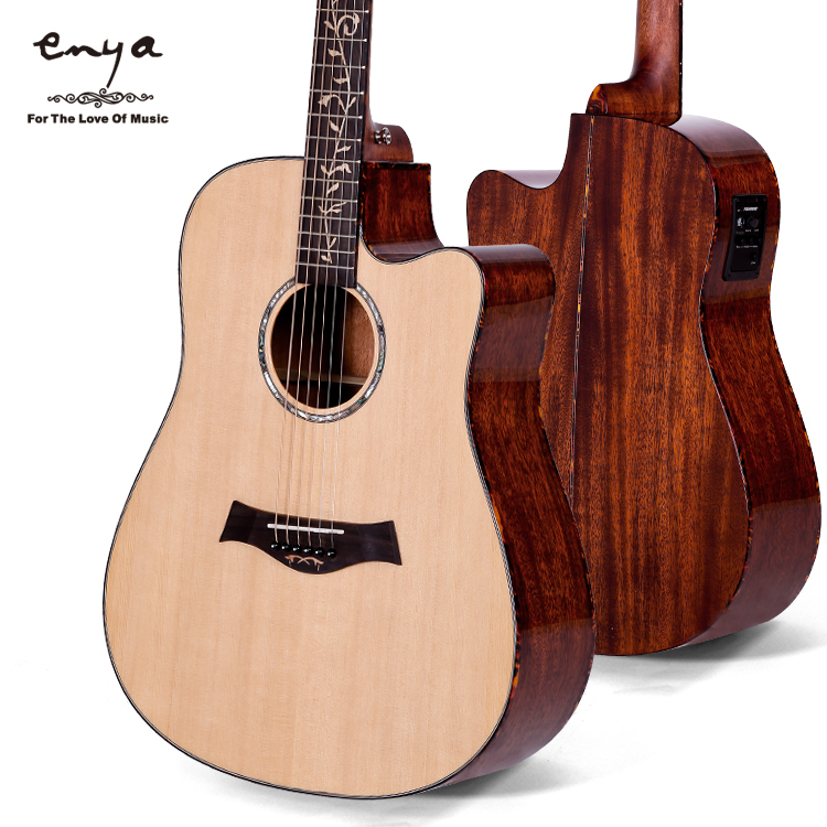 41 inch USD$100 ED-220 solid top wood for Guitar Beginner