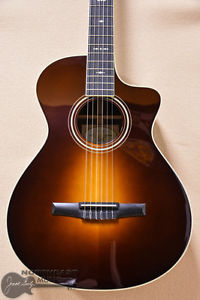 USED Taylor 712CE-N Nylon Guitar in Tobacco Sunburst With Hardshell Case