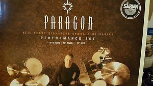 Neil Peart Sabian Paragon Performance Cymbal Pack Brilliant