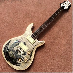 HOT SALE! 2017 NEW ARRIVAL ELECTRIC GUITAR EAGLE WINGS WHITE COLOR WITH EMS