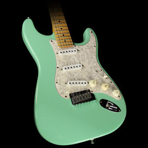 Used 1995 Fender American Standard Stratocaster Guitar Matching Headstock Green